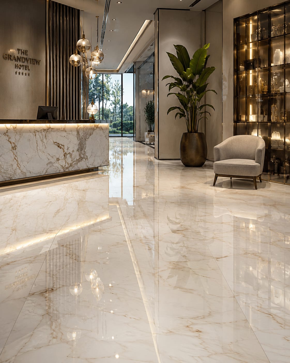 Керамогранит глянцевый Alpine Floor 2