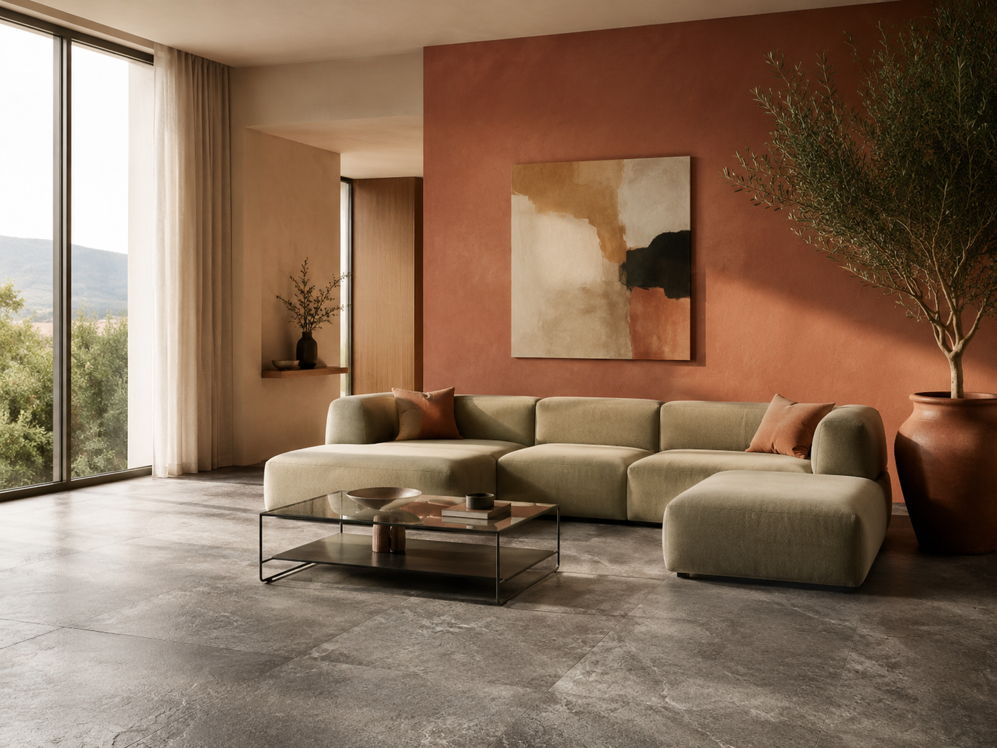 Керамогранит под камень Alpine Floor 1