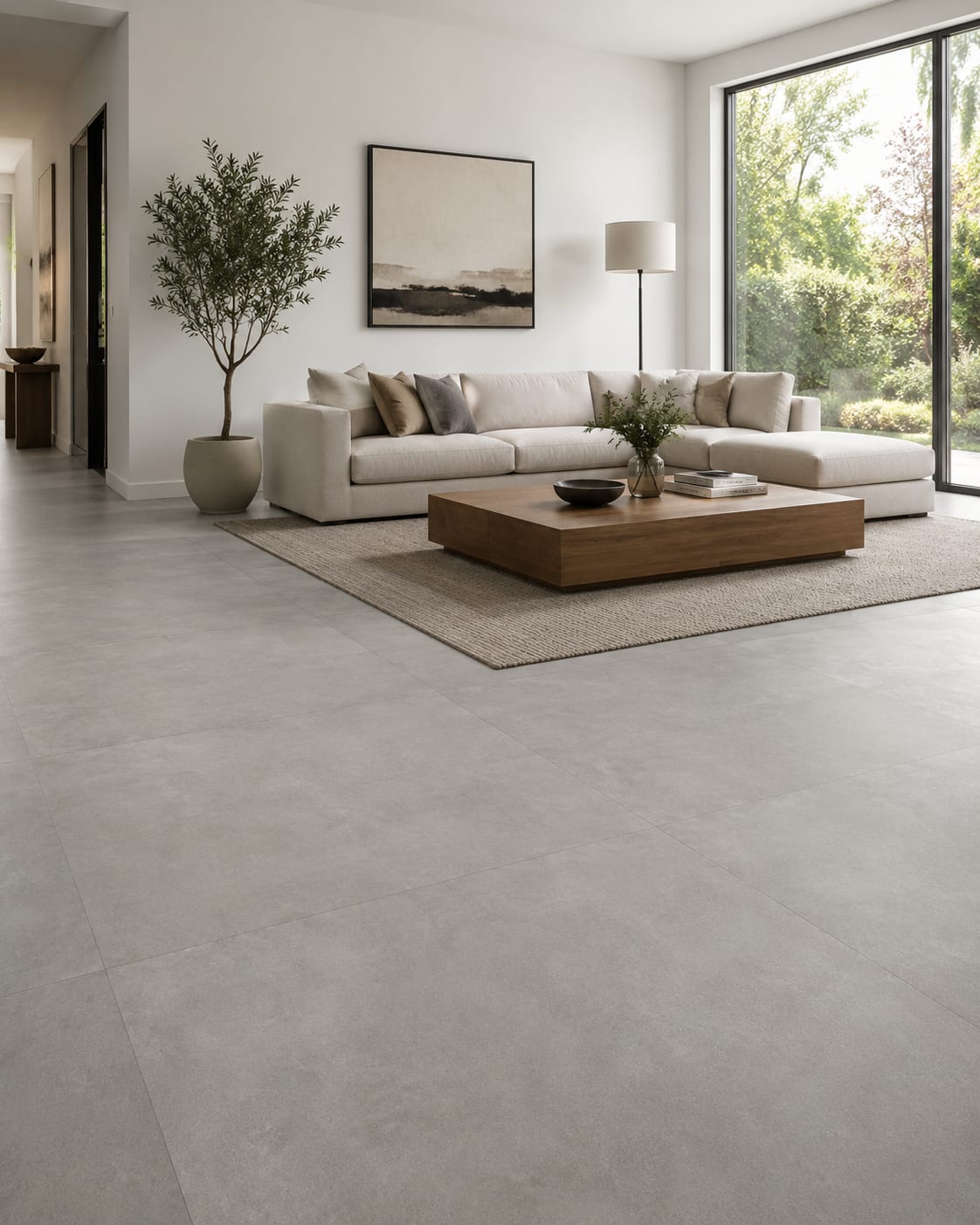 Керамогранит серый Alpine Floor 2