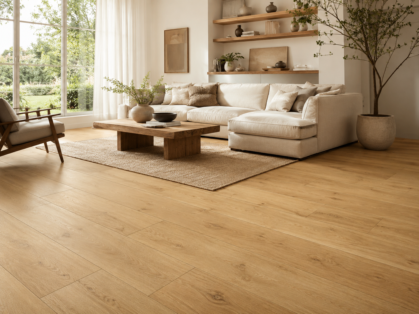 Кварцвиниловая плитка дуб Alpine Floor 1